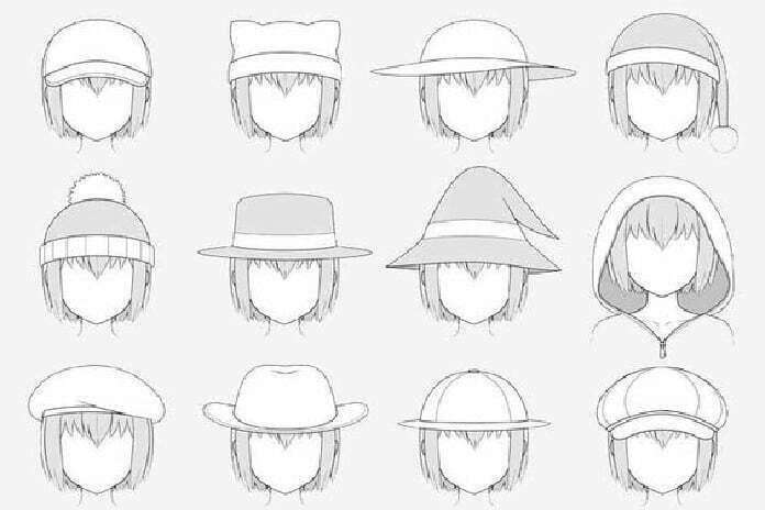 Hướng dẫn vẽ đầu và mũ siêu đẹp trong Anime