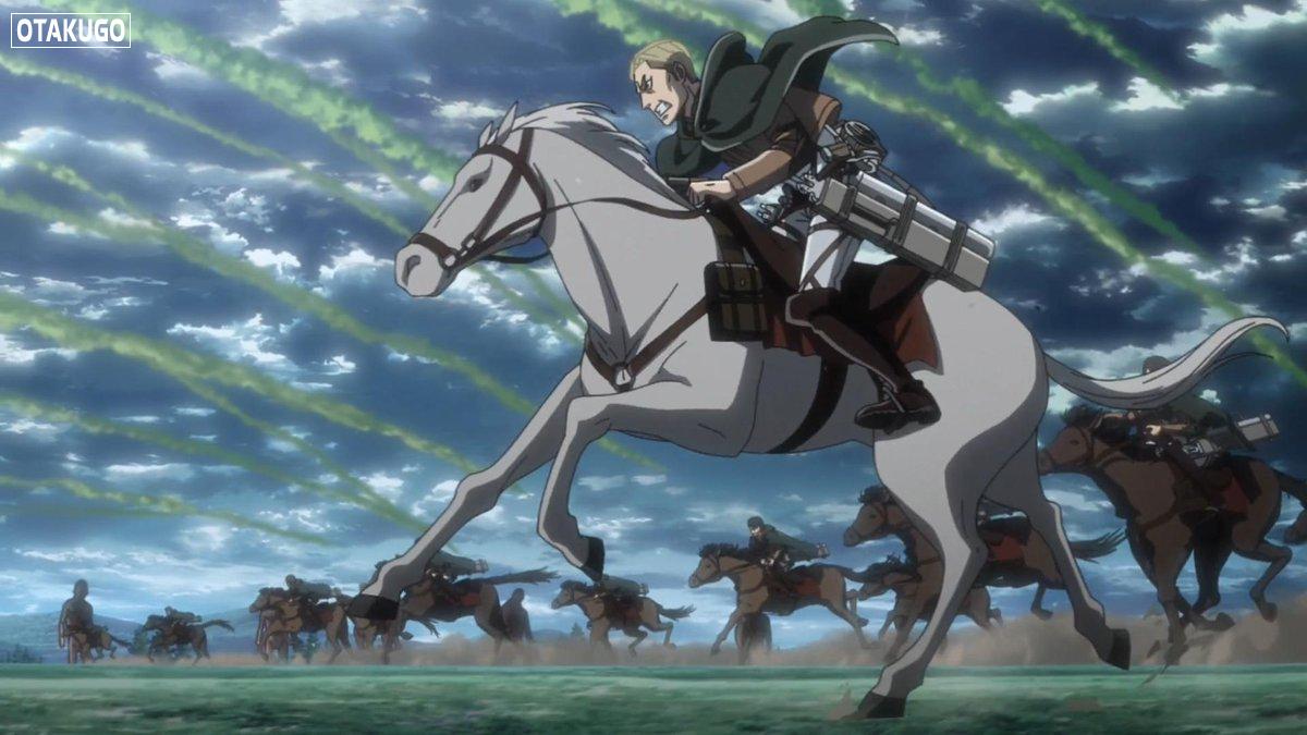 Attack on Titan: 4 cái nhất chỉ xuất hiện ở Binh Đoàn Viễn Chinh 1 Quân Đoàn Trinh Sát trong Attack on Titan luôn phải dối đầu trực tiếp với Titan