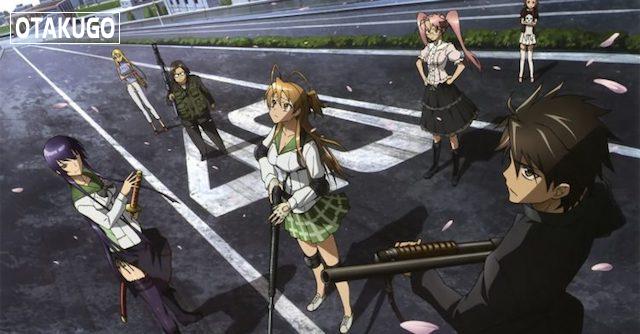Top 10 Anime về đại dịch bùng phát Virus hay nhất 9 Highschool of the Dead