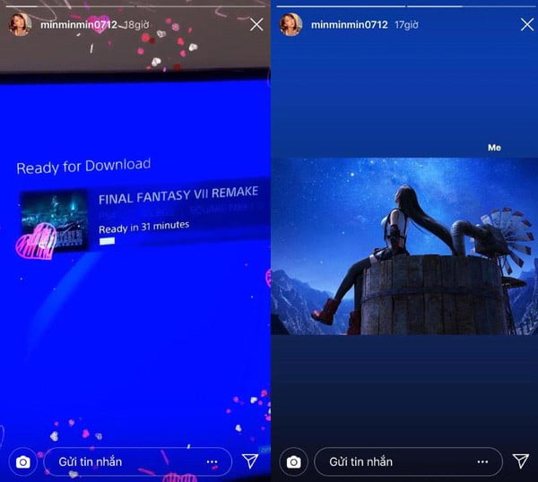 Sức hút của Final Fantasy VII Remake lớn đến nỗi, ca sĩ xinh đẹp Min cũng chơi tựa game này