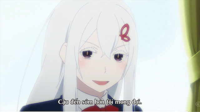 Re:Zero Season 2 tập 4 - Trở về thế giới thực, đối mặt với quá khứ 4 Re Zero ss2 tập 4: Echidna cũng xuất hiện dưới hình dạng học sinh