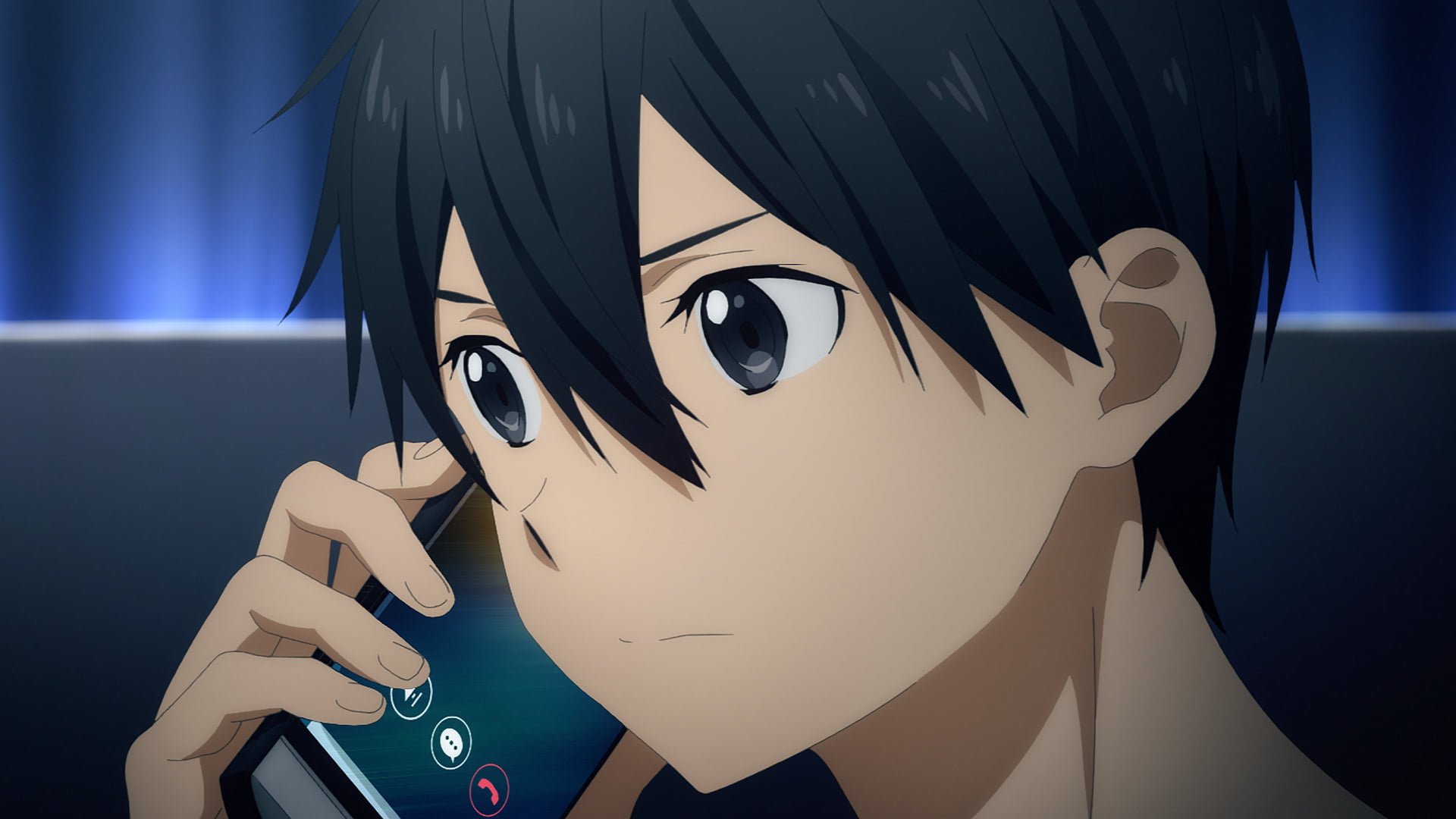 Những hình ảnh đầu tiên của Sword Art Online: Alicization tập cuối 3 Kirito gọi điện cho Alice ở tập cuối