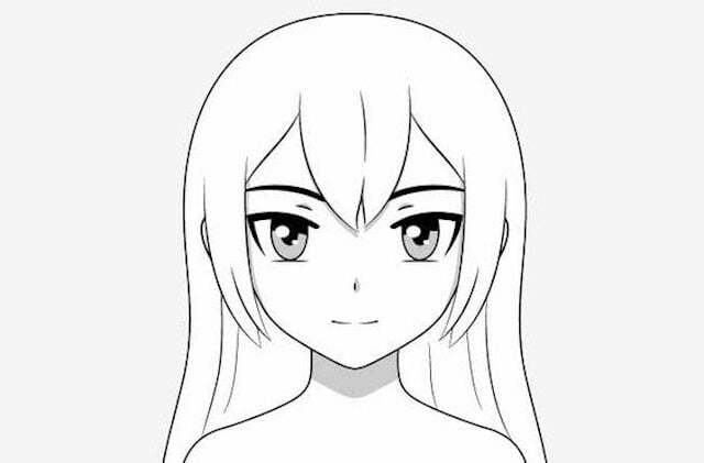 Tạo bóng cho mặt nhân vật Anime Manga theo các hướng chiếu sáng khác nhau