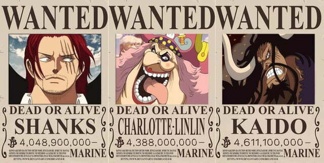 One Piece: 4 lý do giải thích tại sao mức truy nã của Shanks lại thấp hơn 2 Tứ Hoàng Kaido, Big Mom