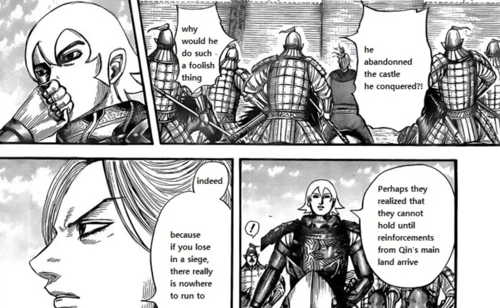 Kingdom Chapter 740: Tới Thành Đông! 2 Vương Quốc Chap 740