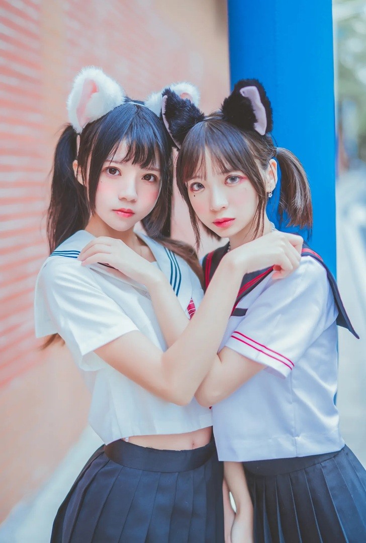 Cosplay 2 bé mèo siêu dễ thương khiến ai cũng muốn bắt về nuôi 3 cherry neko 720250124121723