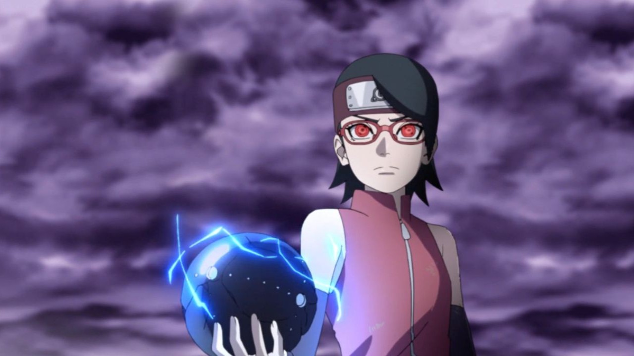 Boruto Two Blue Vortex Chapter 21: Sarada uses Mangekyo